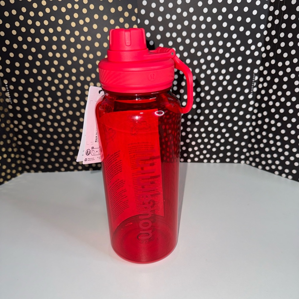 SOLD Lululemon Back to Life Clear Bottle in Red Glow